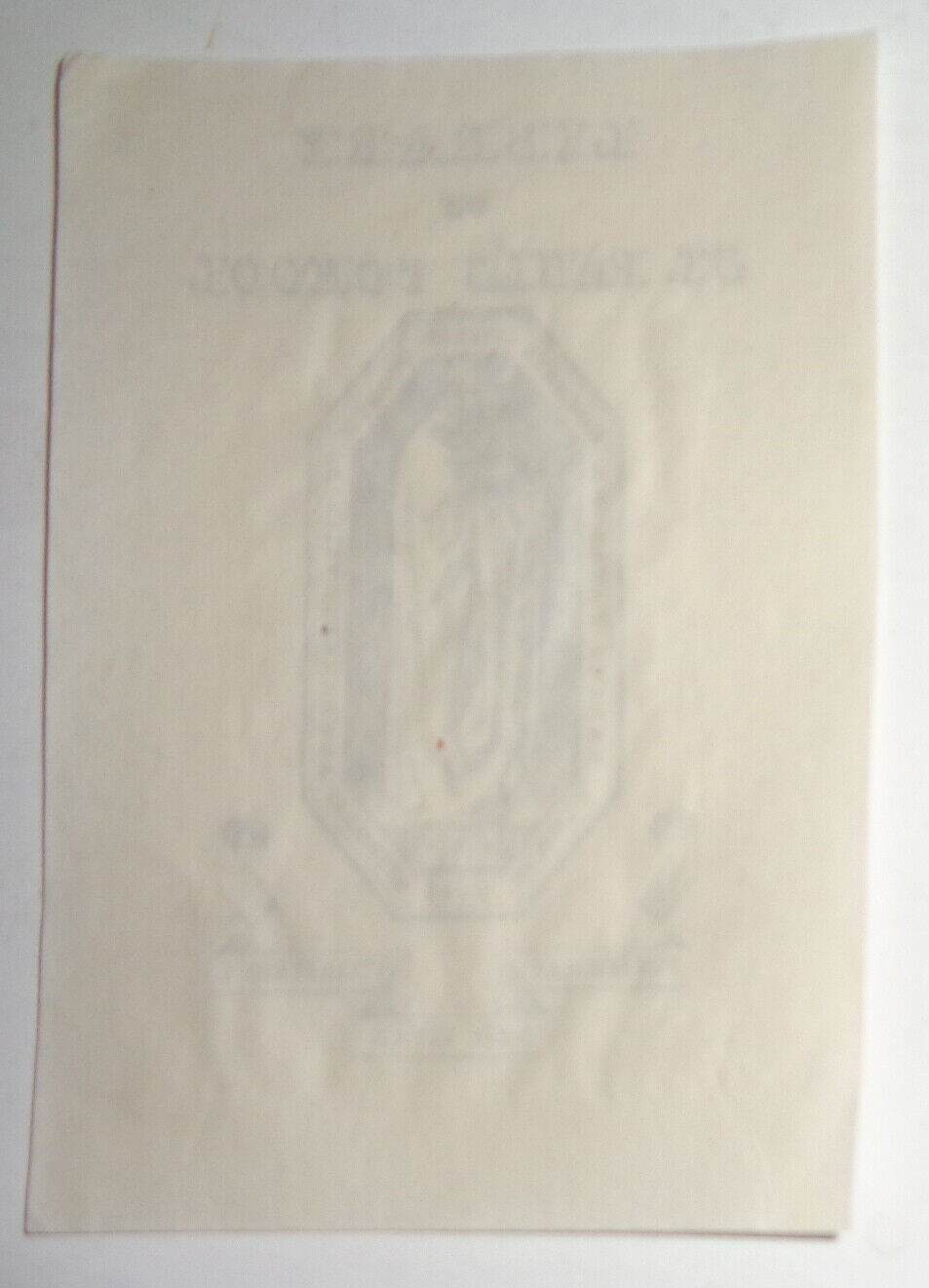 Bookplate of "Library Of St. Paul's School" - 1920's