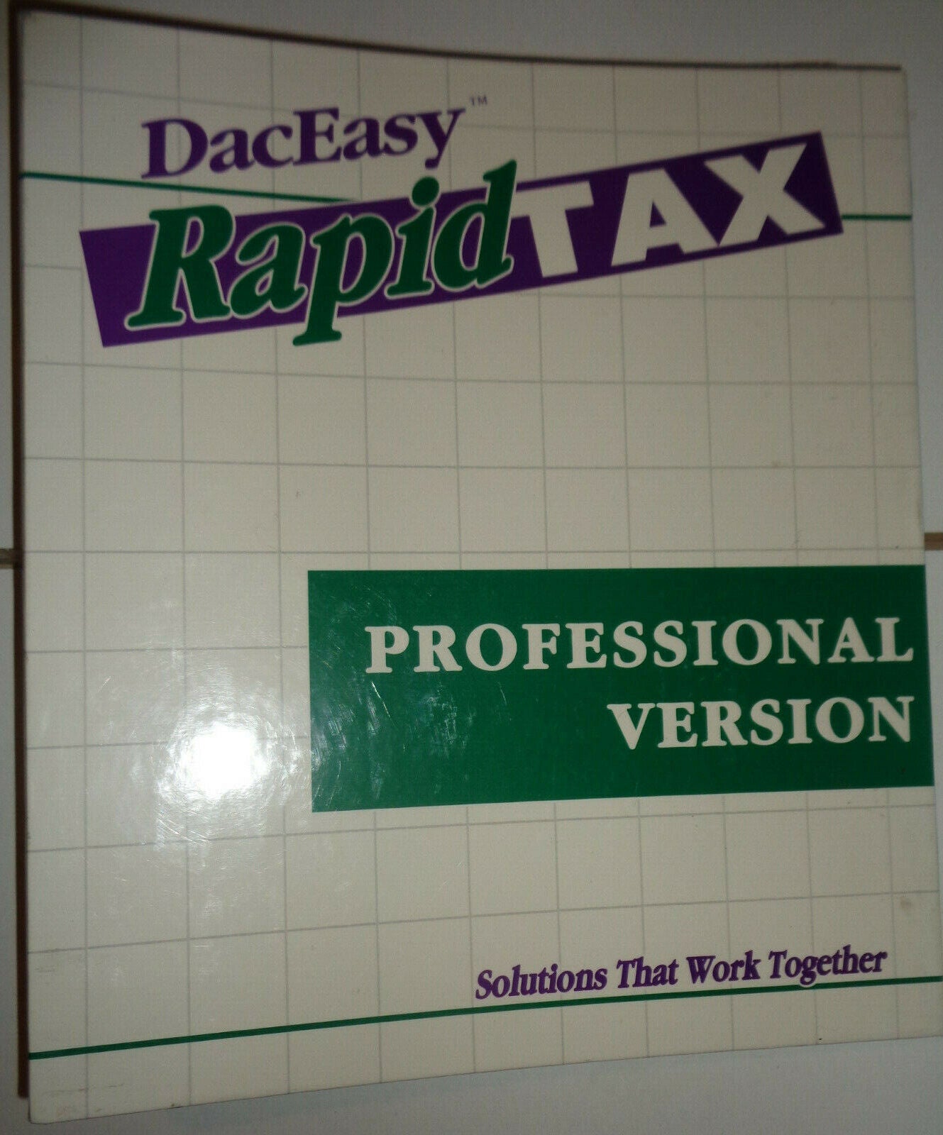 DacEasy Rapid Tax, Professional Version - 1989