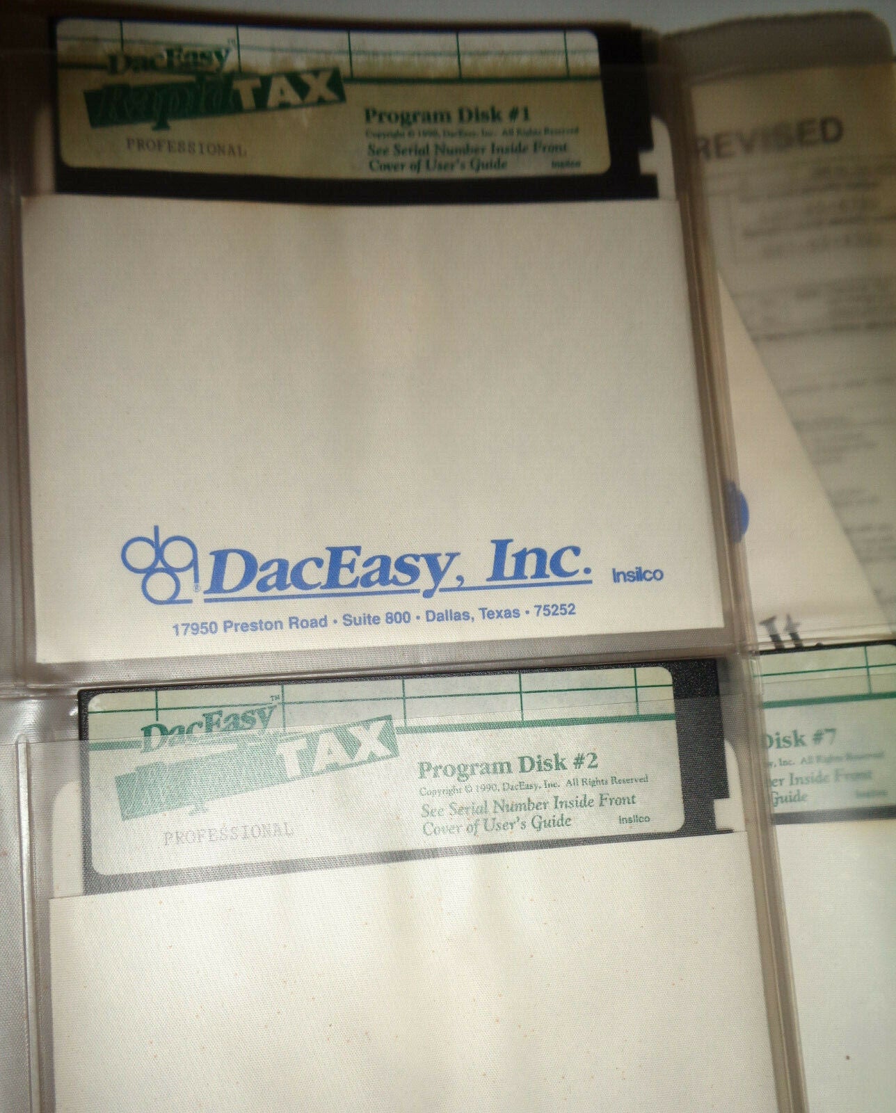 DacEasy Rapid Tax, Professional Version - 1989
