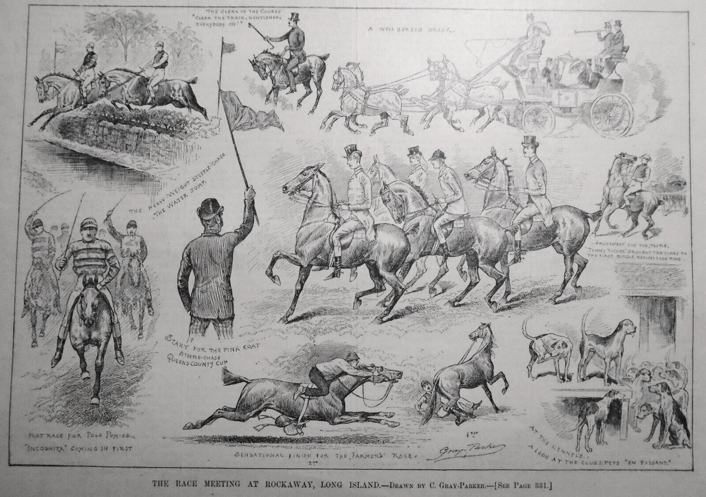 Harper's Weekly May 26, 1883: Race Meeting At Rockaway; Paul Revere Statue, Peck