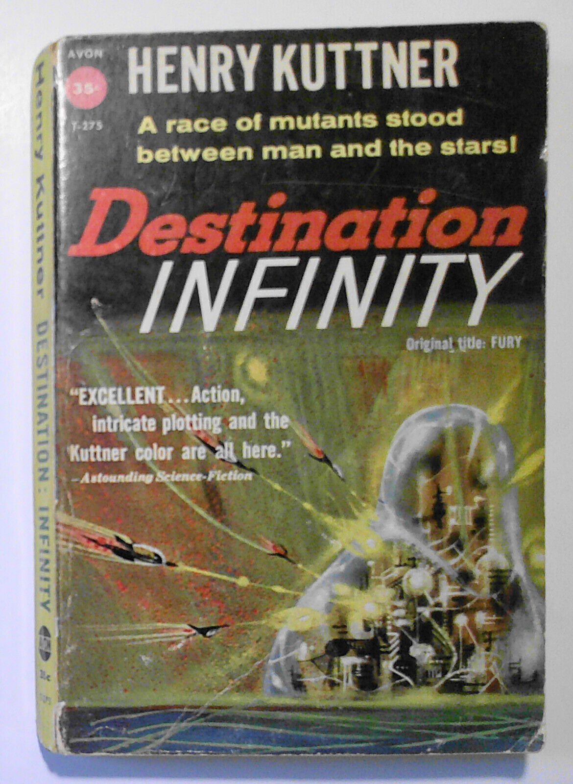 6 vintage science fiction paperbacks - Bleiler, Kuttner, Koontz, Brunner, et al