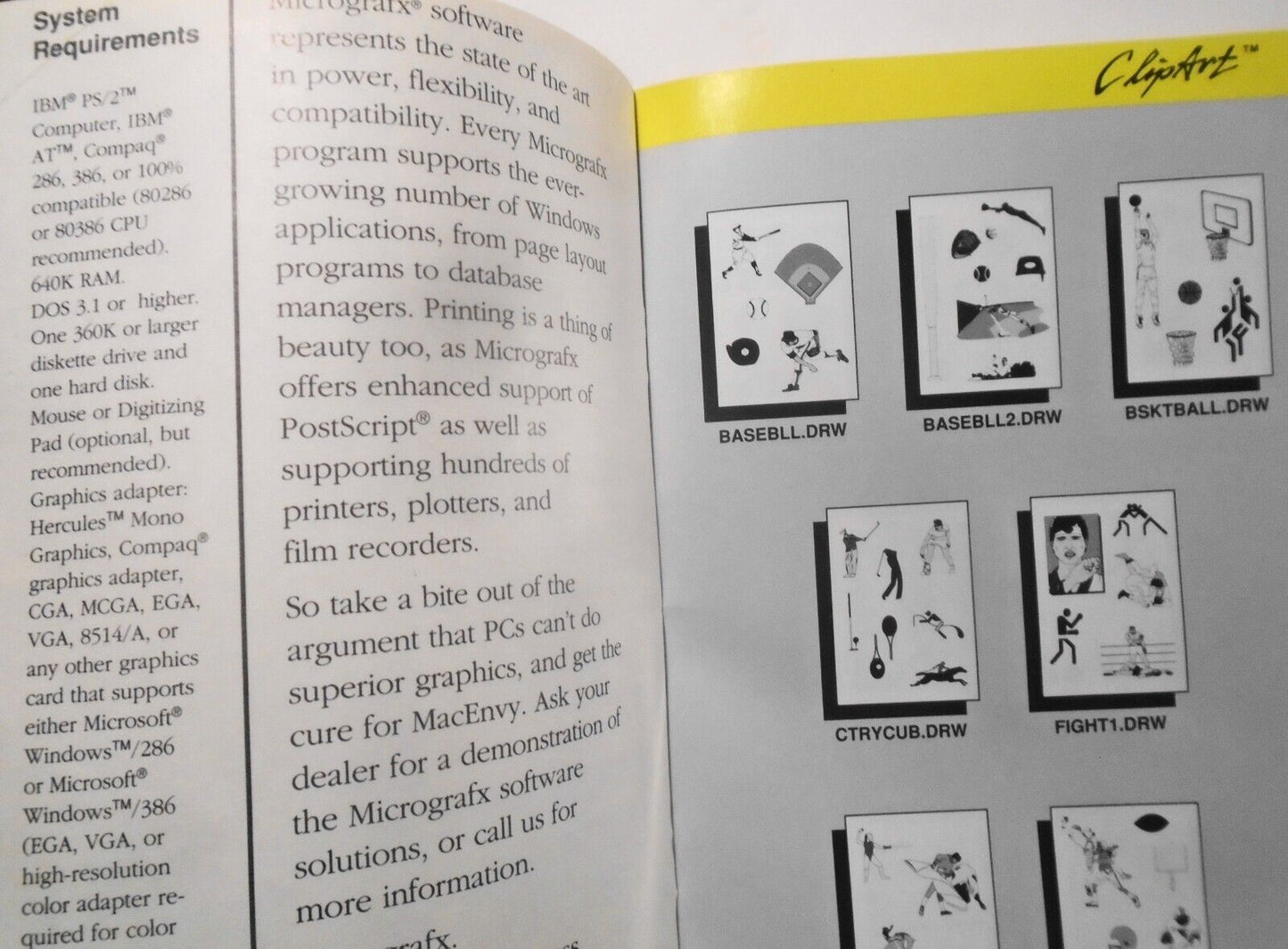 Micrografx Software Catalog, Summer 1989 -- 96 pages.