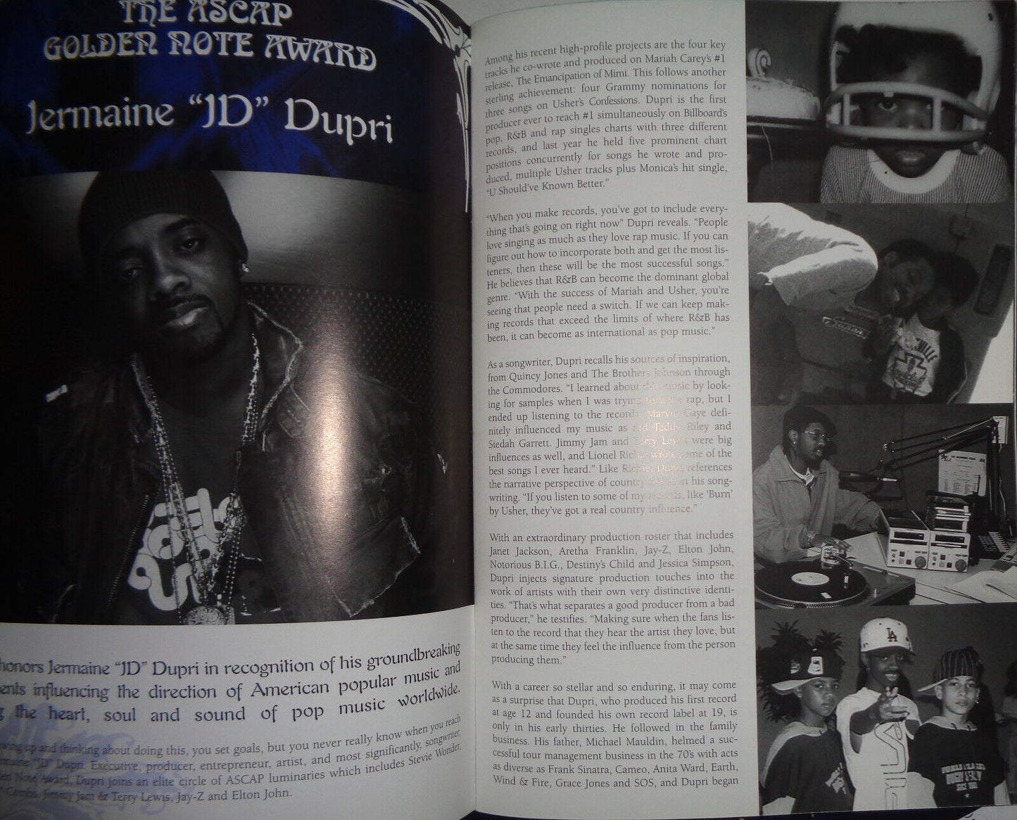ASCAP Pop Music Awards 2005 Souvenir Program - Neil Young, Jermaine DuPri et al