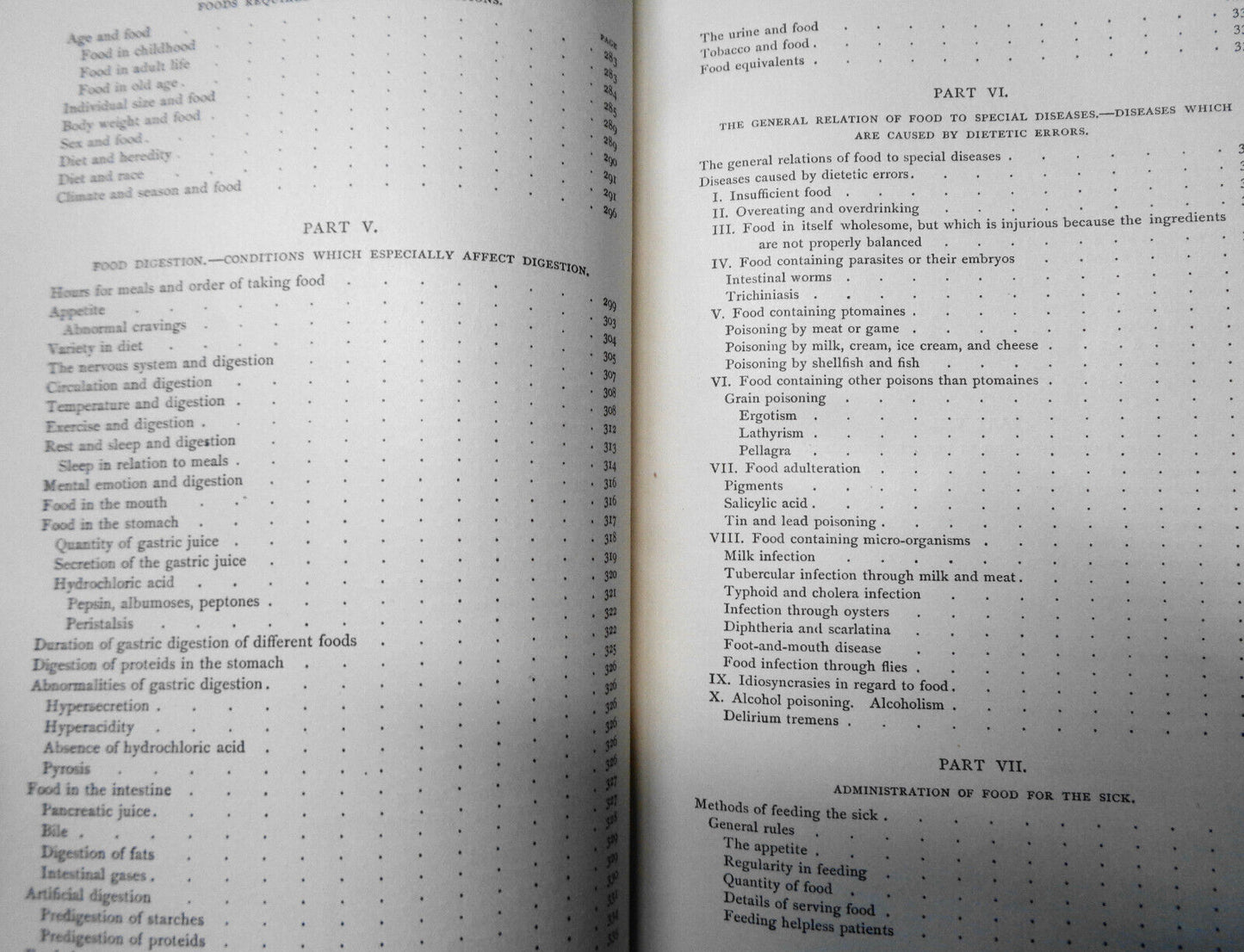 1896 Practical Dietetics: With Special Reference to Diet in Disease, by Thompson