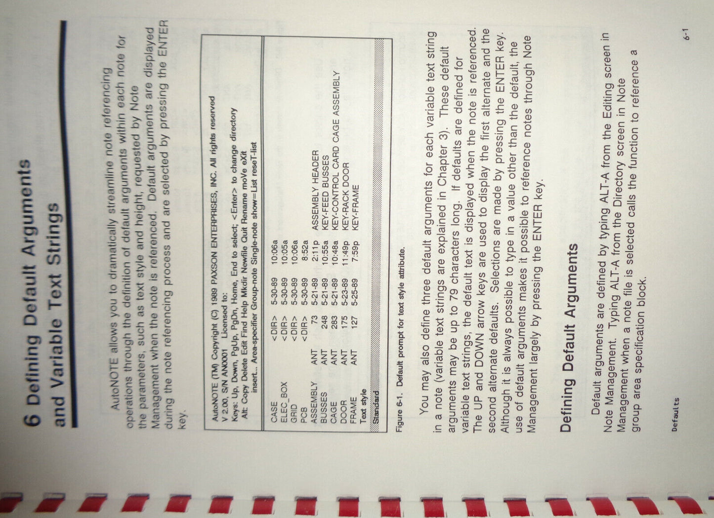 AutoNote, by Paxson Enterprises 1989 IBM 5 1/4" - add text to AutoCAD - Unused