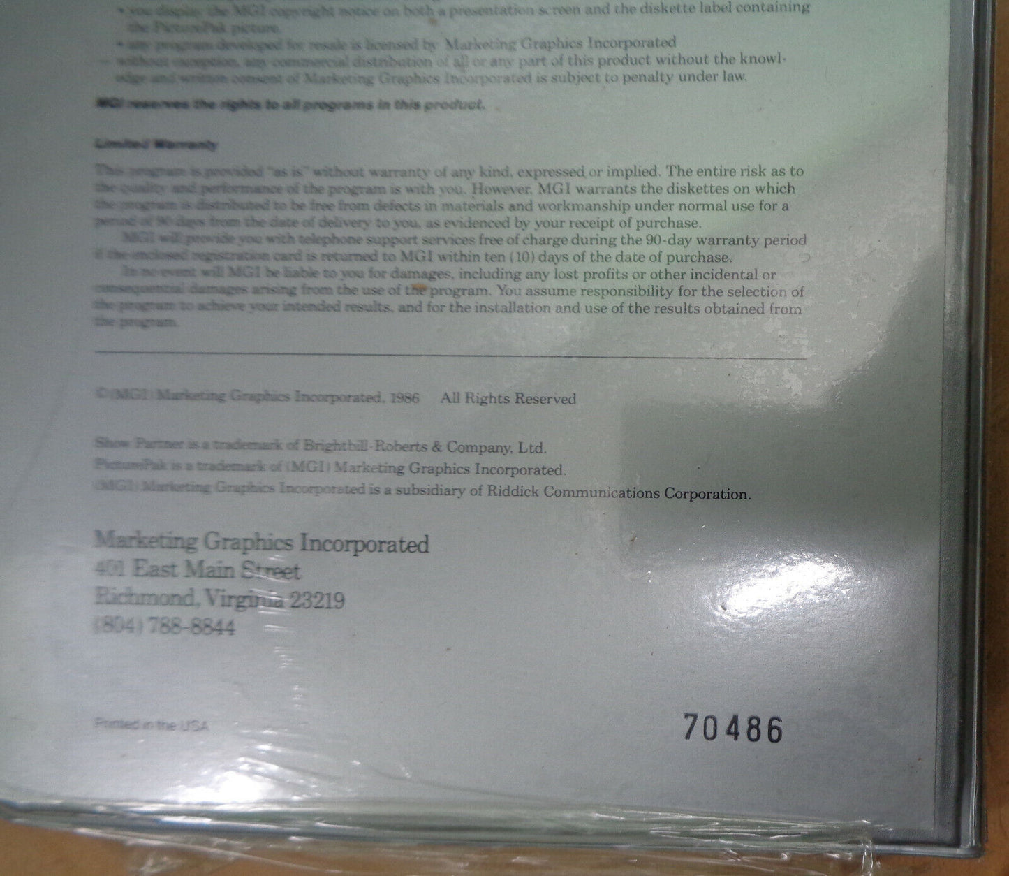 PicturePak : Sales and Marketing Edition, by Eye Openers. 1986 -- SEALED. NEW.