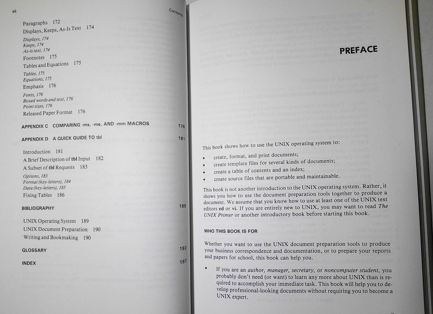 Preparing documents with UNIX by Constance Brown et al. Hardcover Fine 1986 1st