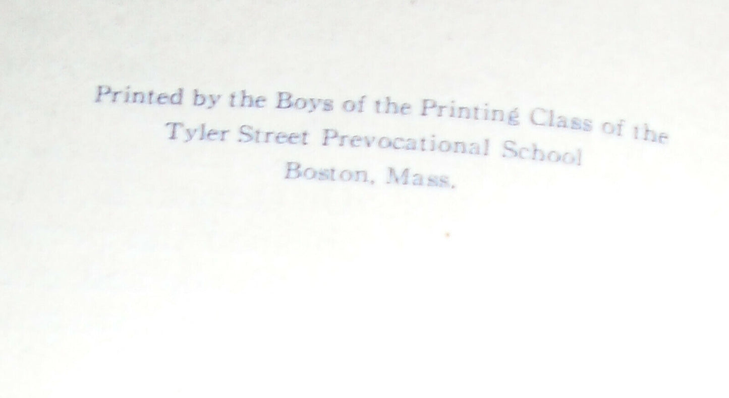 Flag Day. Sunday, June 14 1925. Tyler Street Prevocational School, Boston, MA