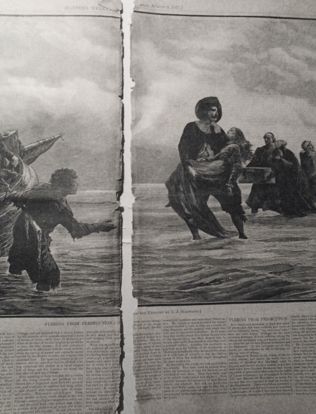 Harper's Weekly - Original Complete Issue - August 4, 1877. Dock fisheries ...