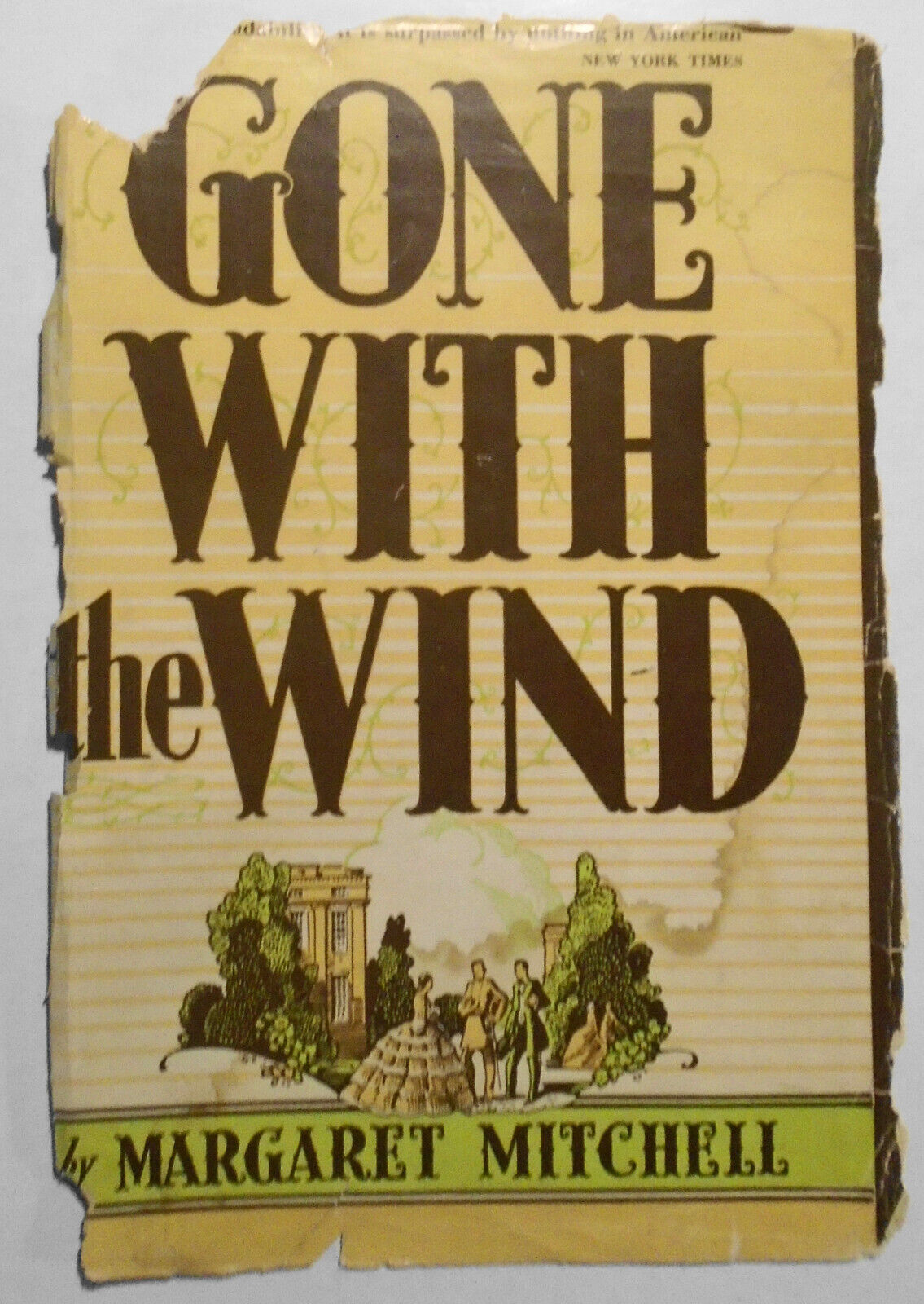Gone With the Wind, by Margaret Mitchell. 1937.