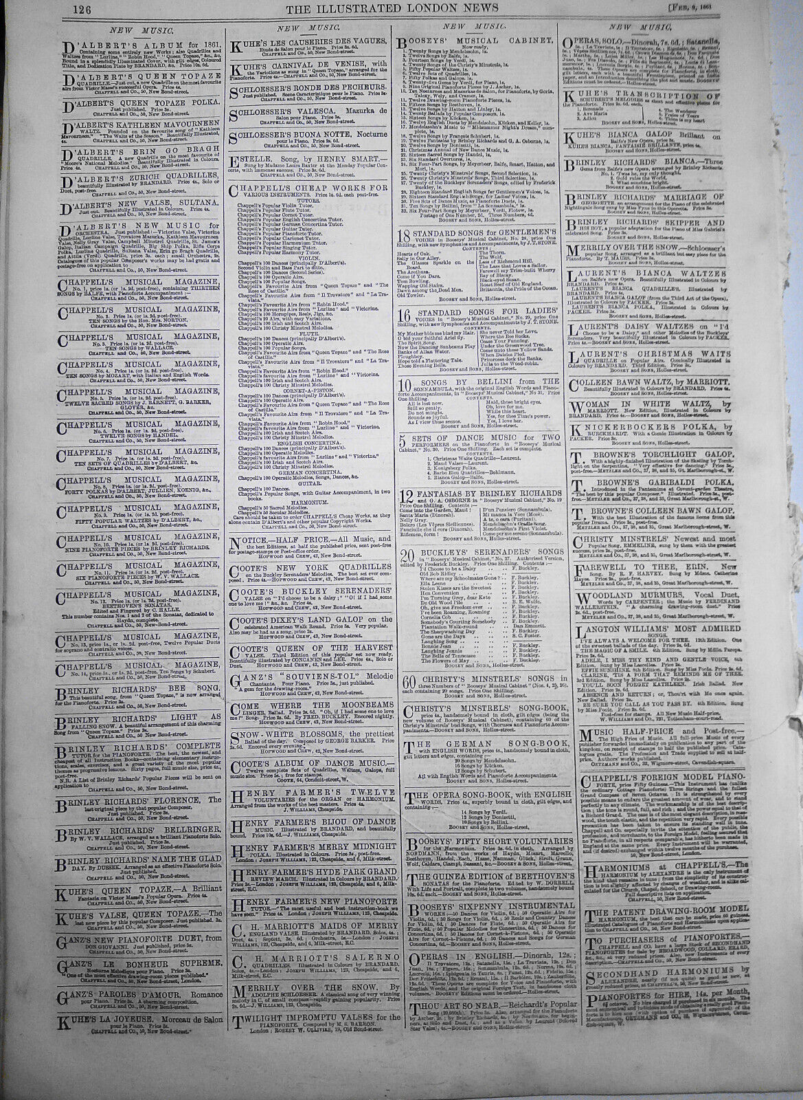 Illustrated London News, February 9, 1861 - Opening of Parliament; Coventry woes