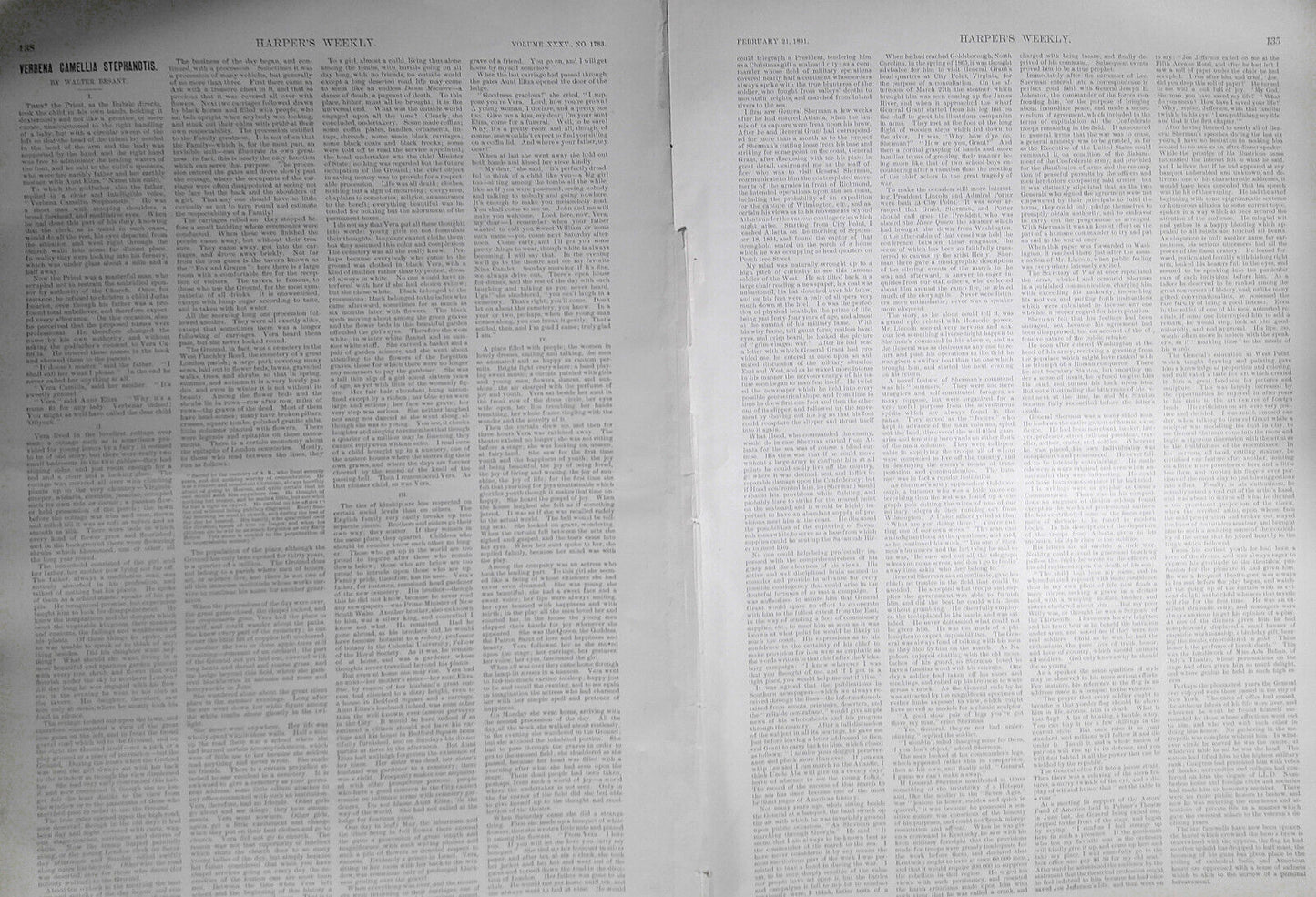 "Marching Through Georgia" by T. de Thulstrup. Harper's Weekly February 21. 1891