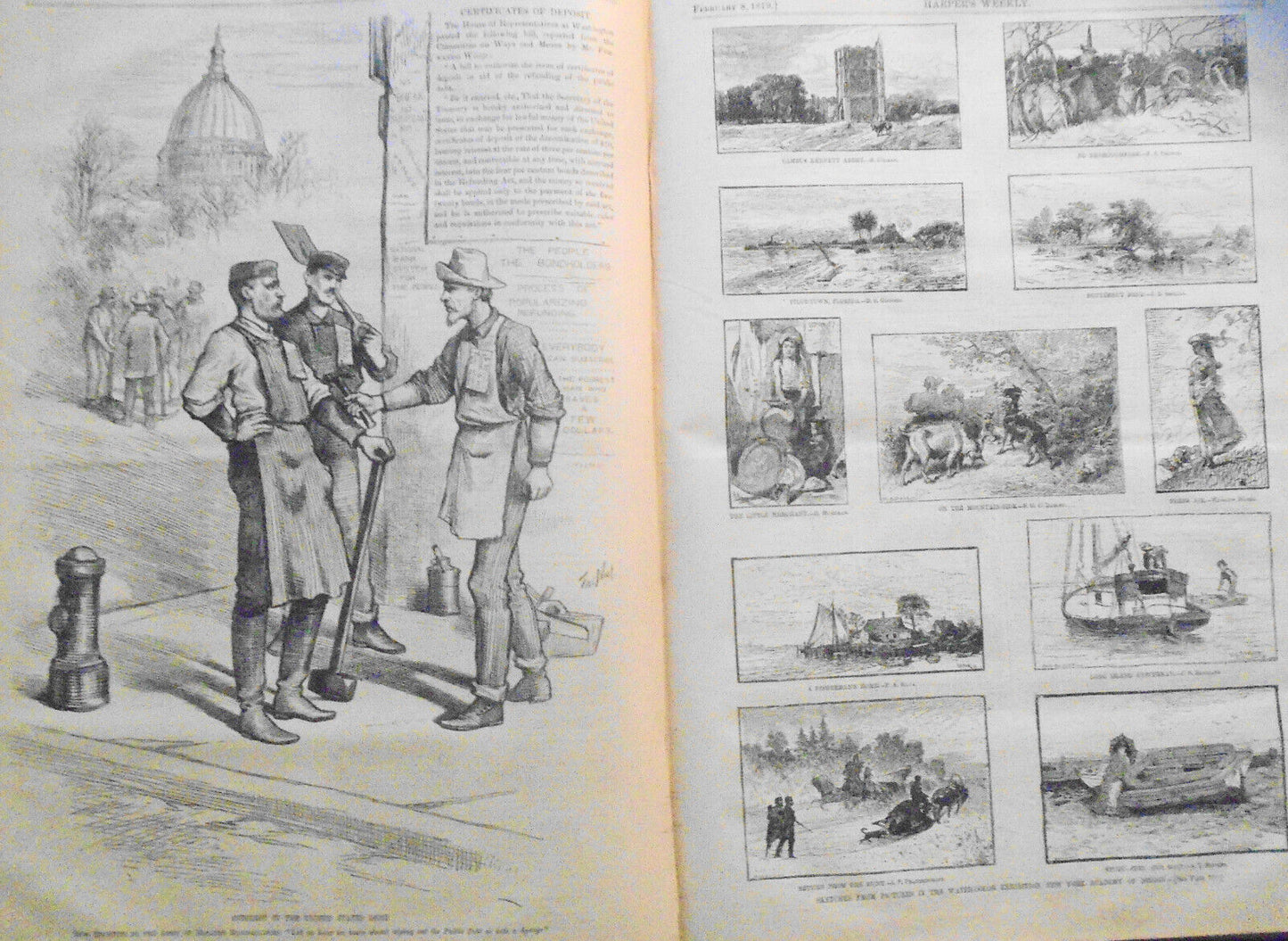 Harper's Weekly, Bound volume January to June, 1879. 1st edition Original issues