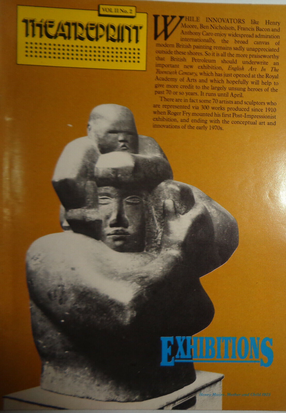 ME AND MY GIRL - THEATREPRINT PROGRAM - 1ST PERFORMANCE AT ADELPHI THEATRE 198