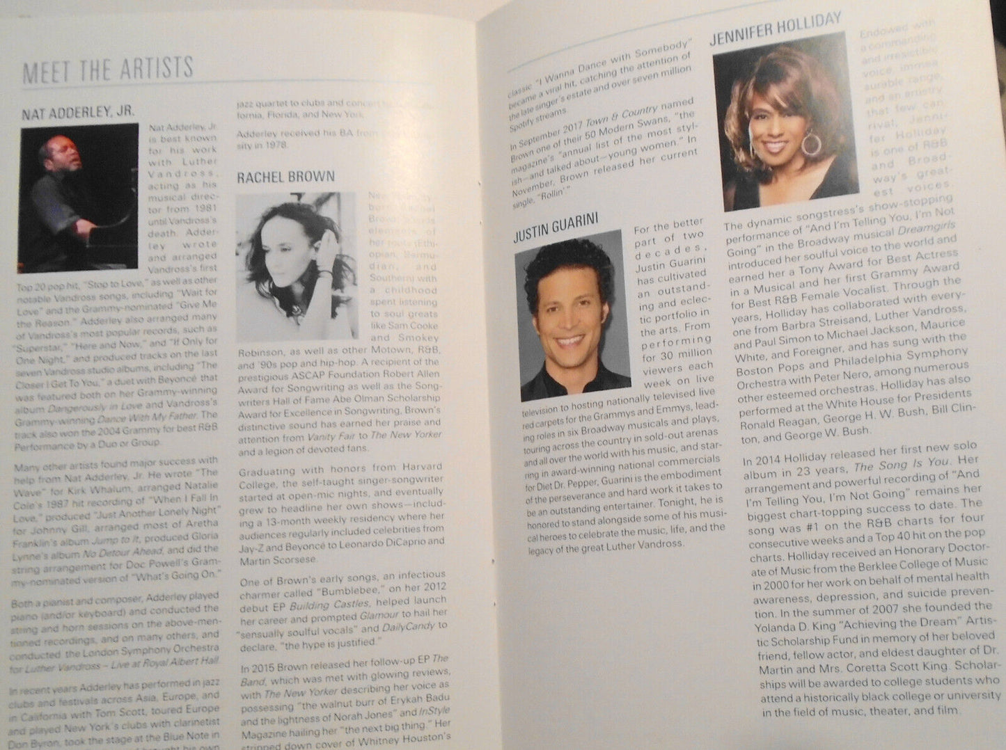 Honoring Kenneth I Chenault, Winter Gala at Lincoln Center Program Feb. 13, 2018
