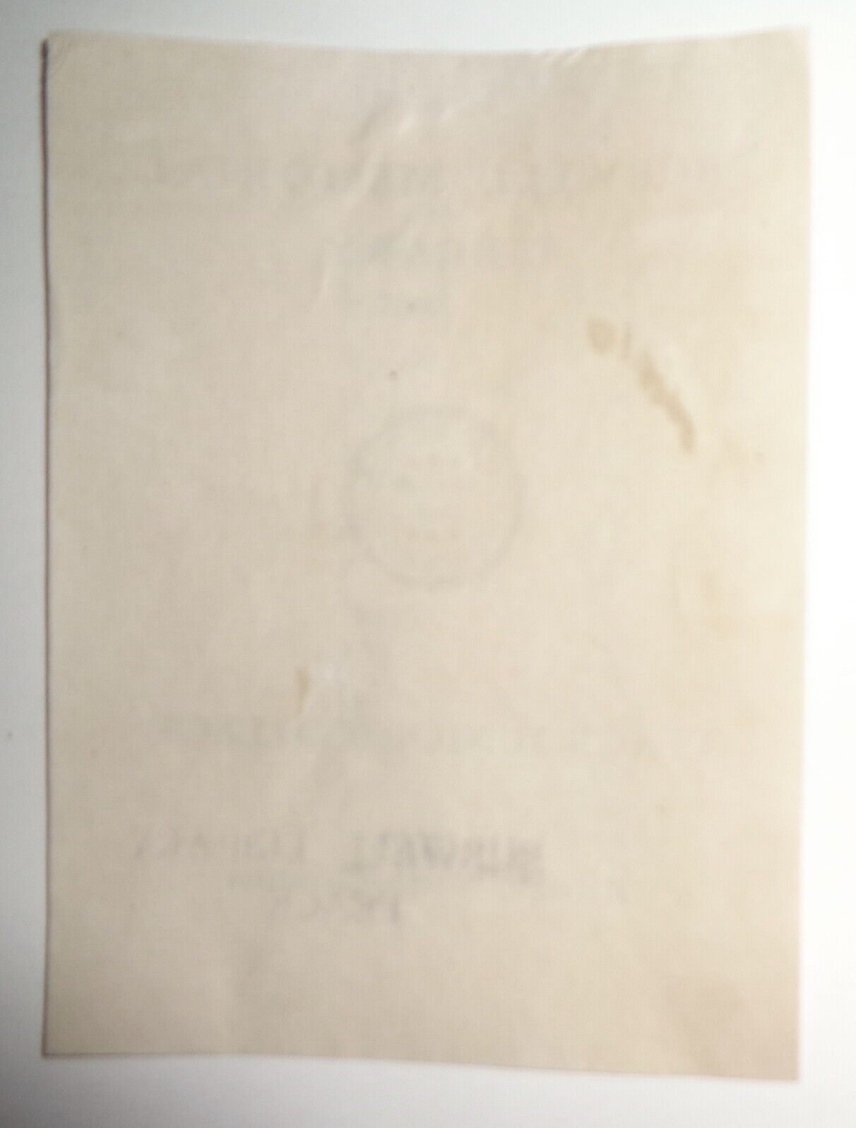 Peace Junior College for Women, Burwell Memorial Library Bookplate -19th century