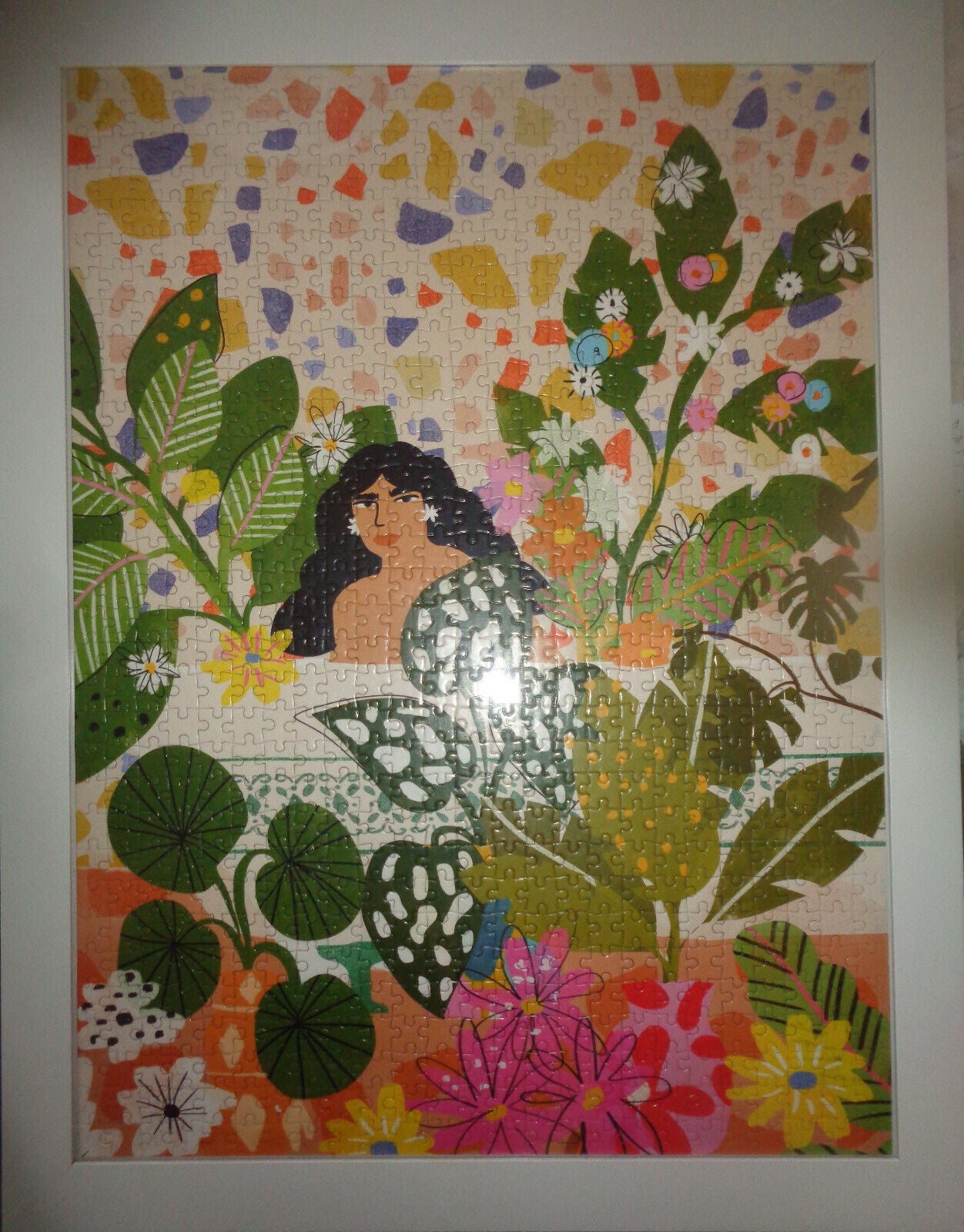 Americanflat 20x30 inch Jigsaw Puzzle, in White Poster Frame