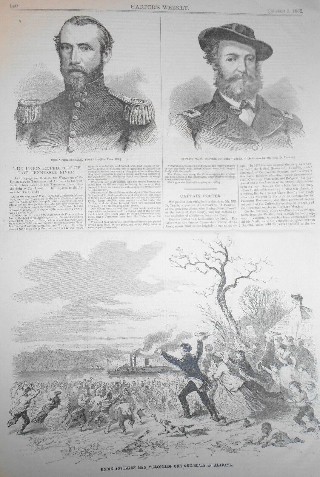 Harper's Weekly - Original Complete Issue - March 1, 1862 - Civil War