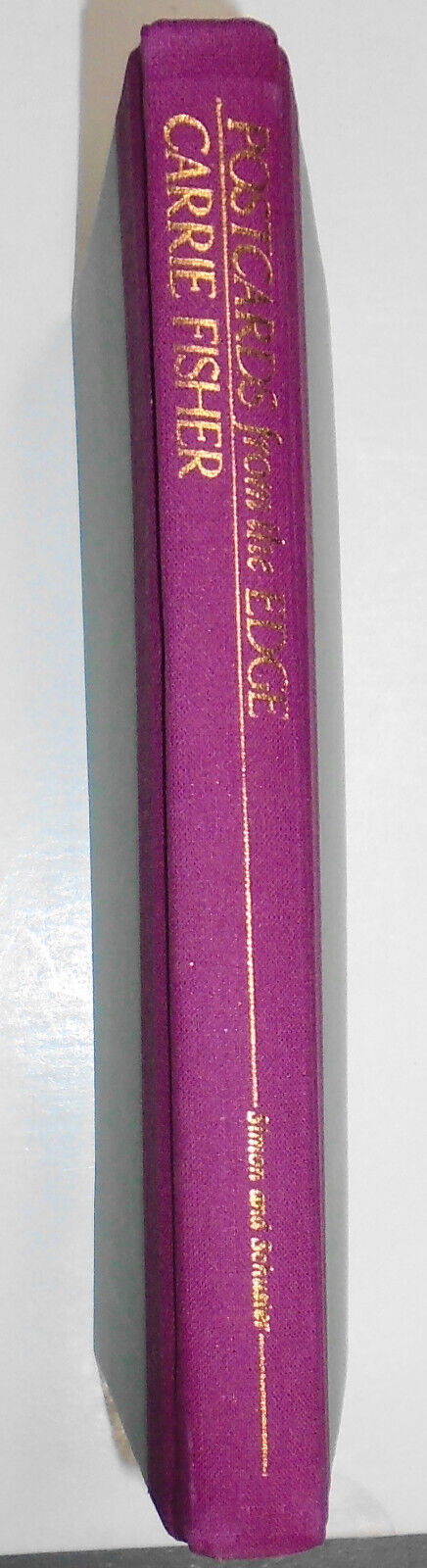 Postcards From the Edge Carrie Fisher 1987 First Edition 1st Printing Hardcover