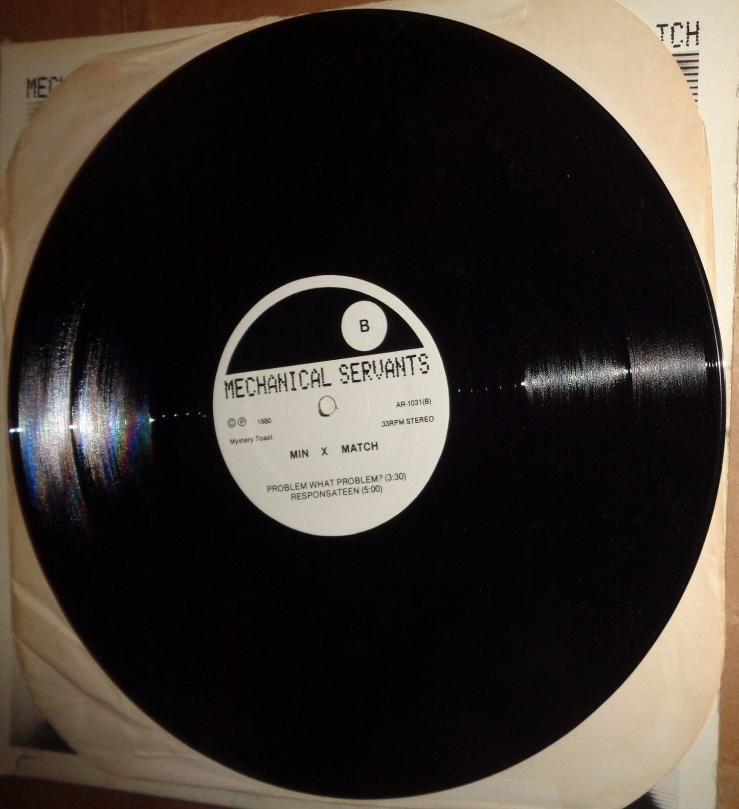 Mechanical Servants – Min X Match 1980 Vinyl, 12", 33 ⅓ RPM Arabellum AR-1031