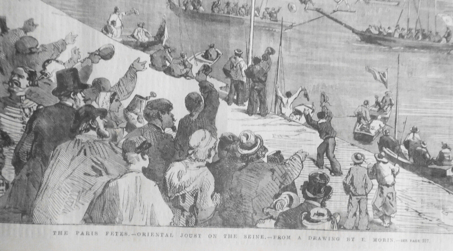 The Illustrated London News, August 27, 1859 - Army of Italy in Paris; fetes etc