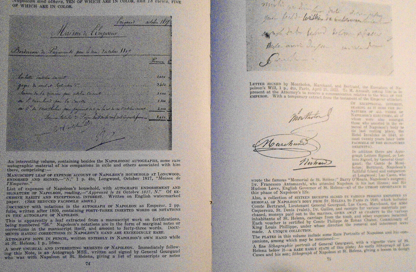 Valuable books : autographs and manuscripts... from Mrs. Lucius L. Button, 1930