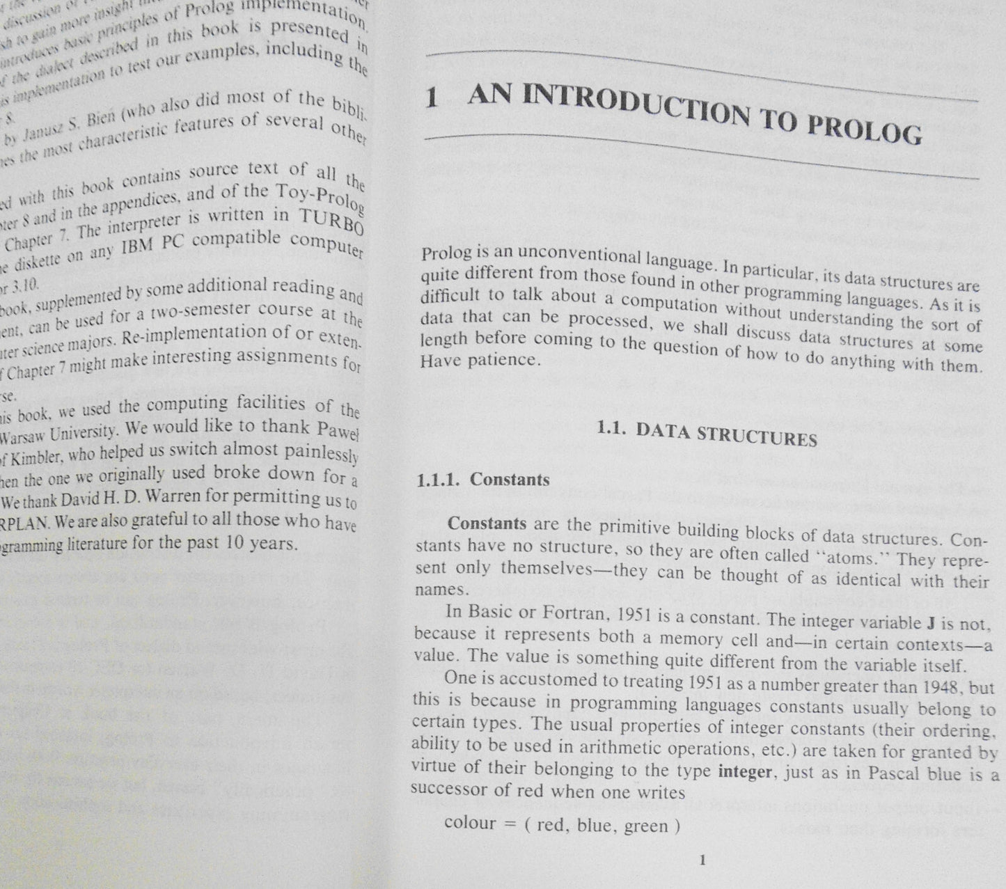 Prolog for programmers by Feliks Kluźniak, Stanisław Szpakowicz. 1987 softcover