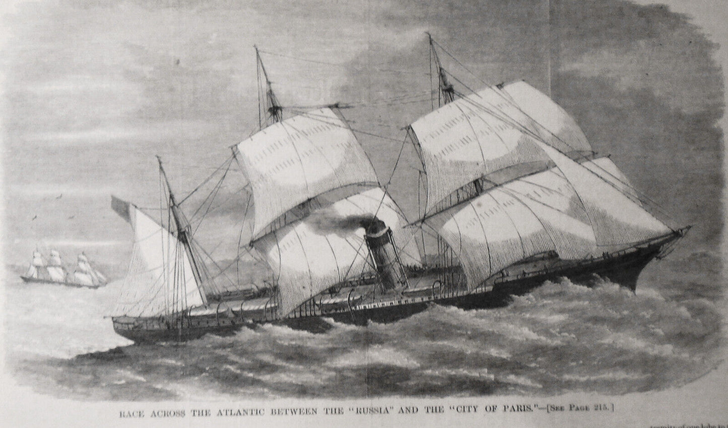 Harper's Weekly April 3, 1869: Grant cabinet; Sing Sing riot; Fulton Fish Market