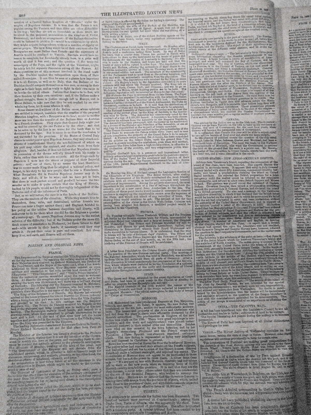 Illustrated London News, 9/24/1859 - Attack on Chinese fortifications at Peiho