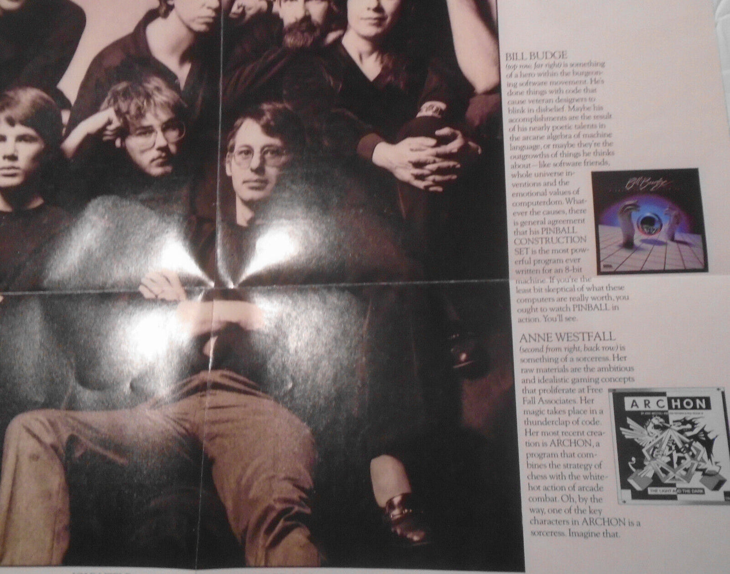 1983 Electronic Arts "We See Farther" Poster - Apple, Atari, Commodore games