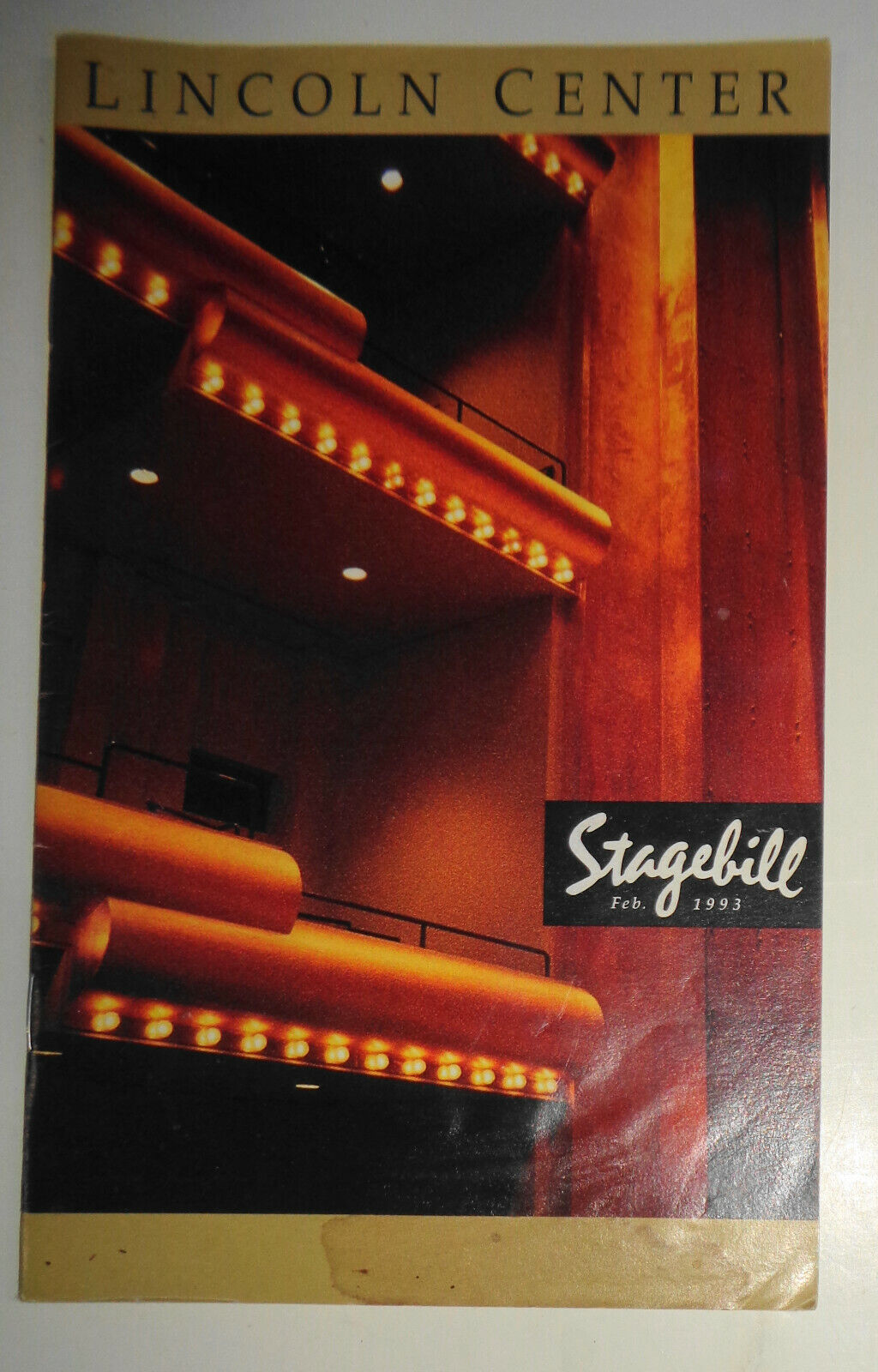 Awadagin Pratt SIGNED Stagebill, Feb 1993 - Lincoln Center Naumburg Piano Award
