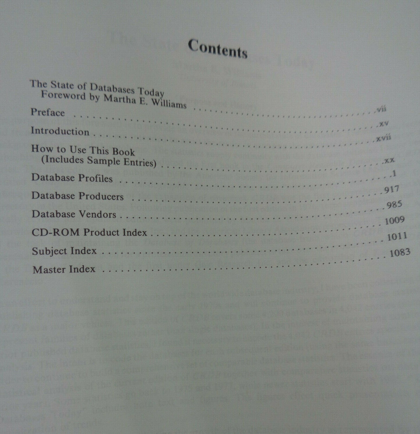 Computer-Readable Databases: A Directory and Data Sourcebook. 1989 Hardcover