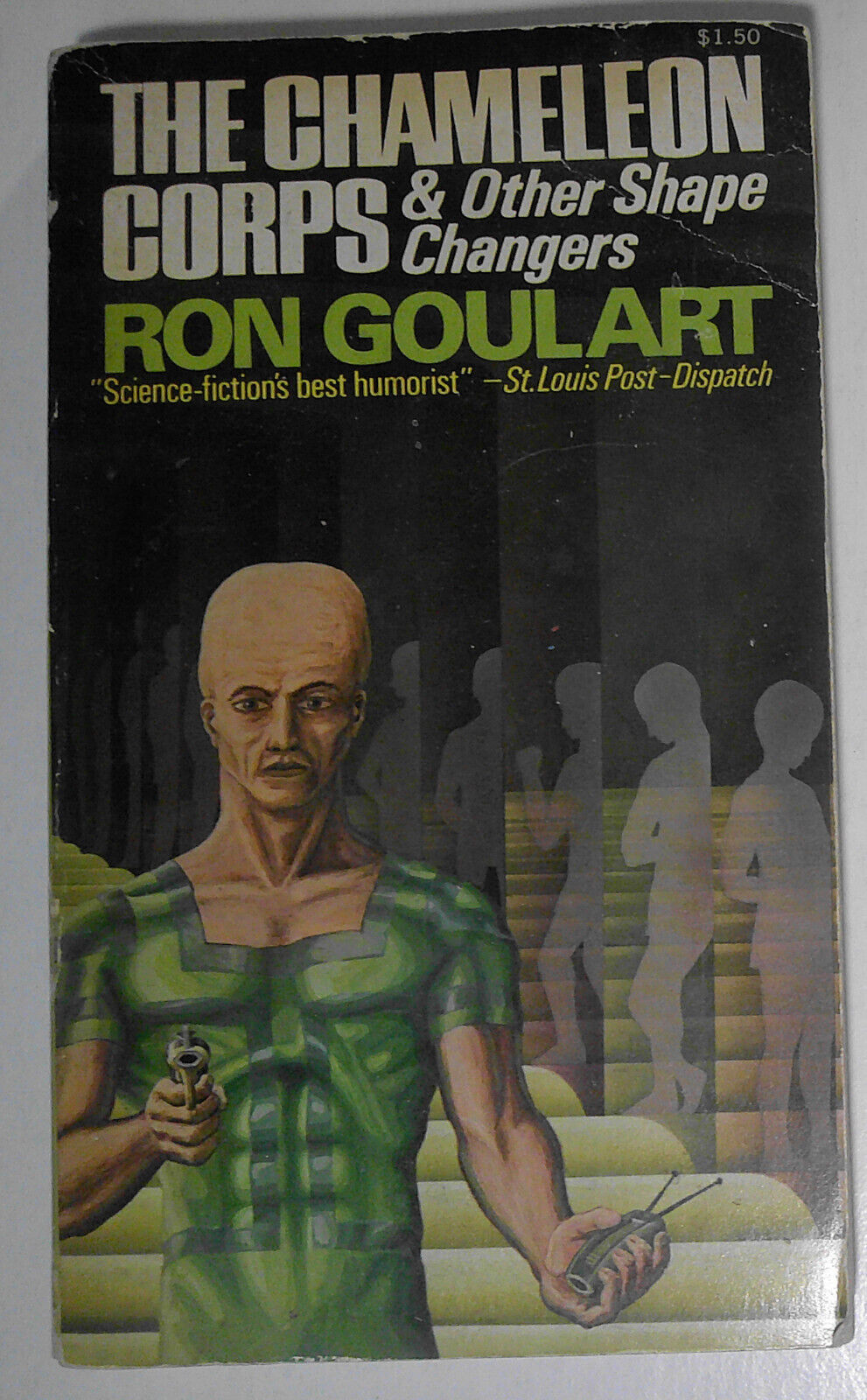 4 vintage science fiction paperbacks: James Blish, Ron Goulart, Lester del Rey