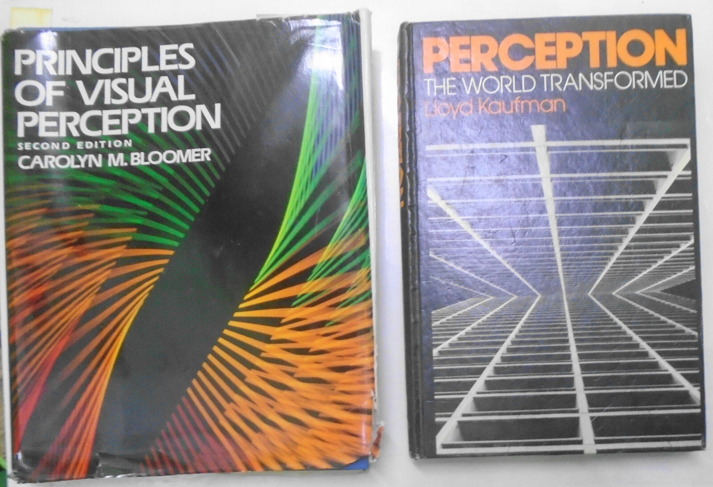 Perception, by Lloyd Kaufman & Principles of Visual Perception, by Bloomer