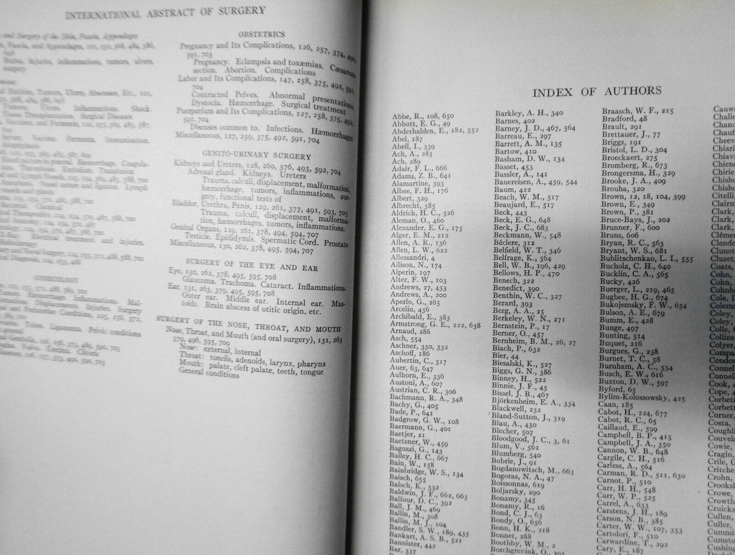 INTERNATIONAL ABSTRACT OF SURGERY ... VOL. 17, JULY TO DEC, 1913