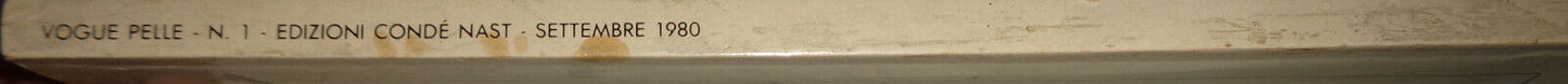 Vogue Italia Pelle, No. 1, Settembre 1980 - First Issue, rare.