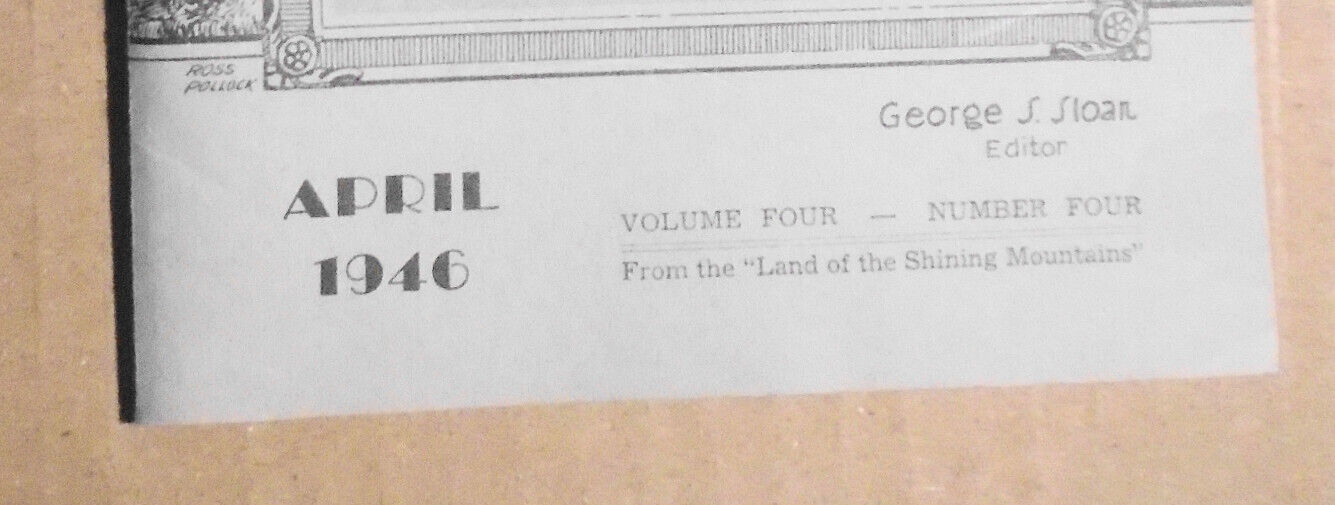 Mason, Star and Spire, April 1946 - Vol. 4, No.4. Billings Montana magazine