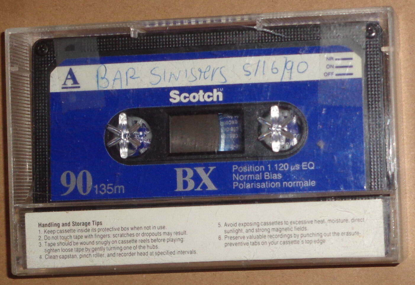 Simon & the Bar Sinisters - Rare Punk rock Demo Cassette circa 1990