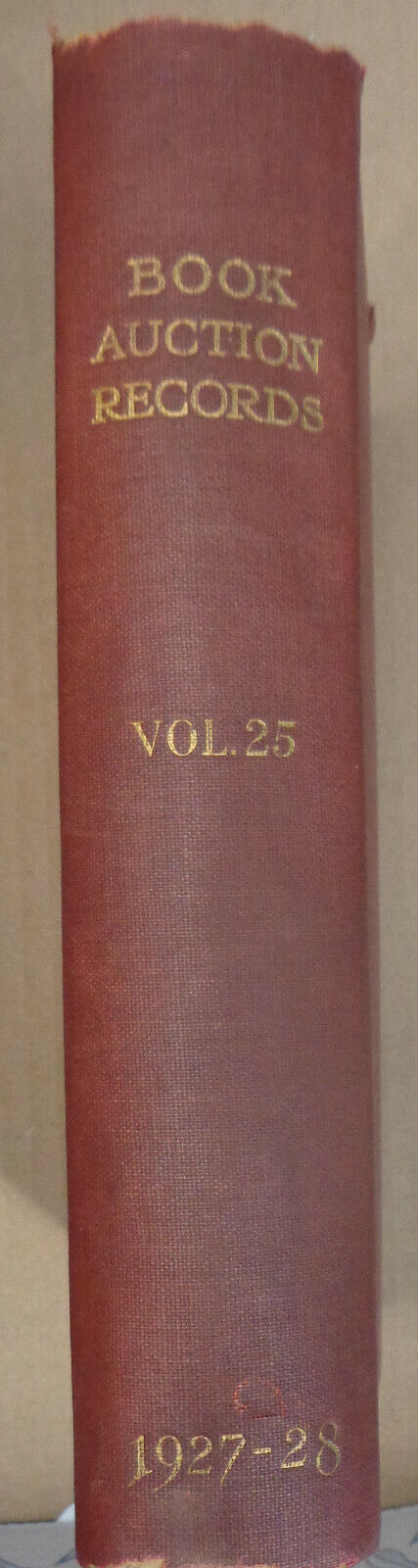 Book auction records, vol. 25, 1927-28. By Henry Stevens, Son & Stiles