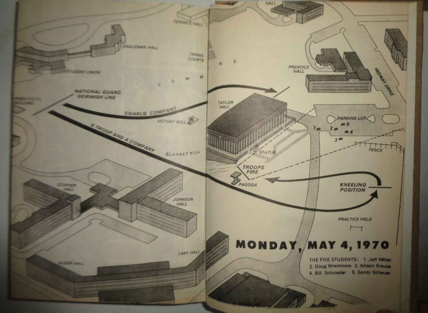 Kent State, by James Michener - Taiwan piracy, first edition