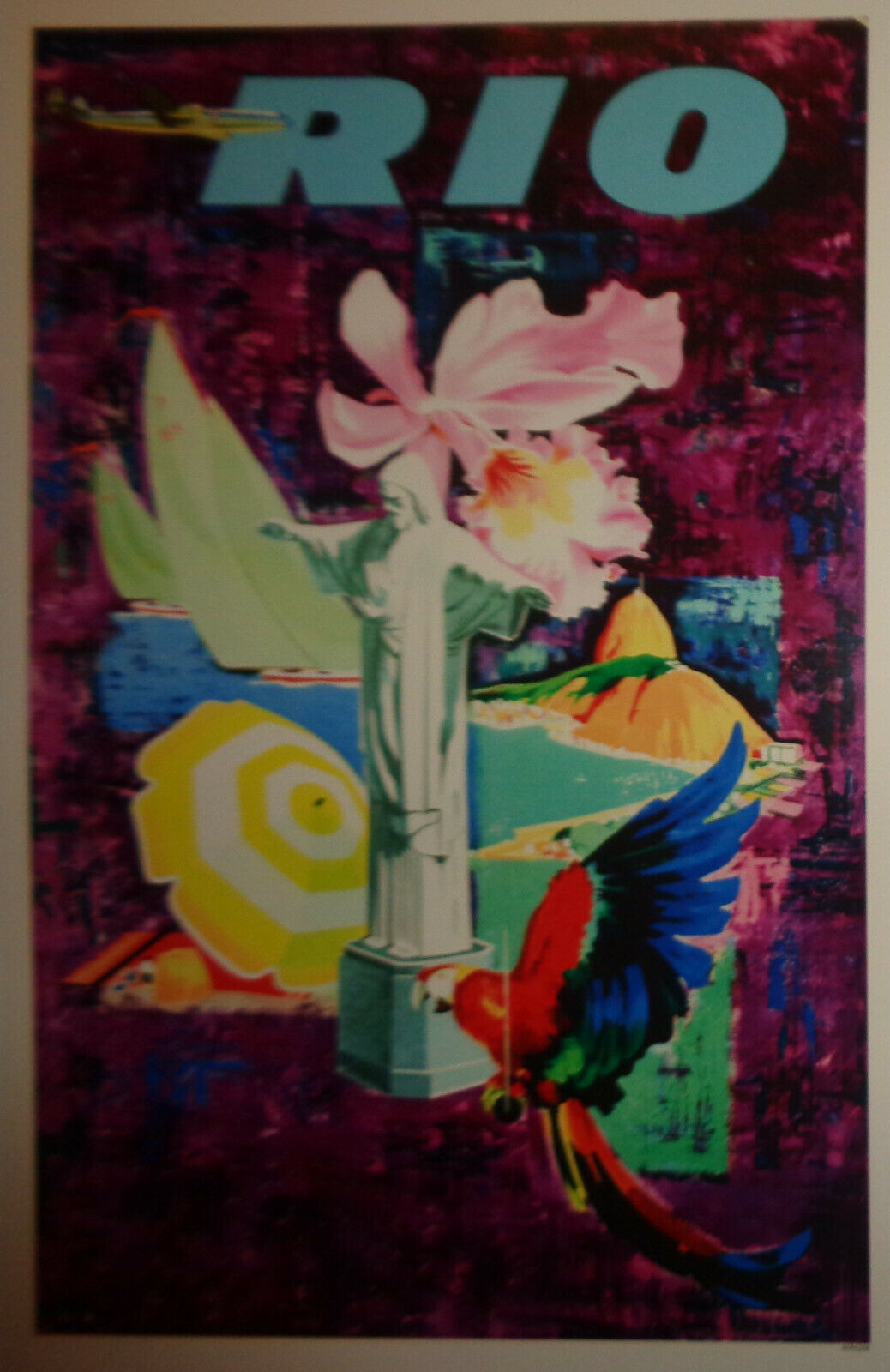Rio, Brazil - Varig Airlines Poster