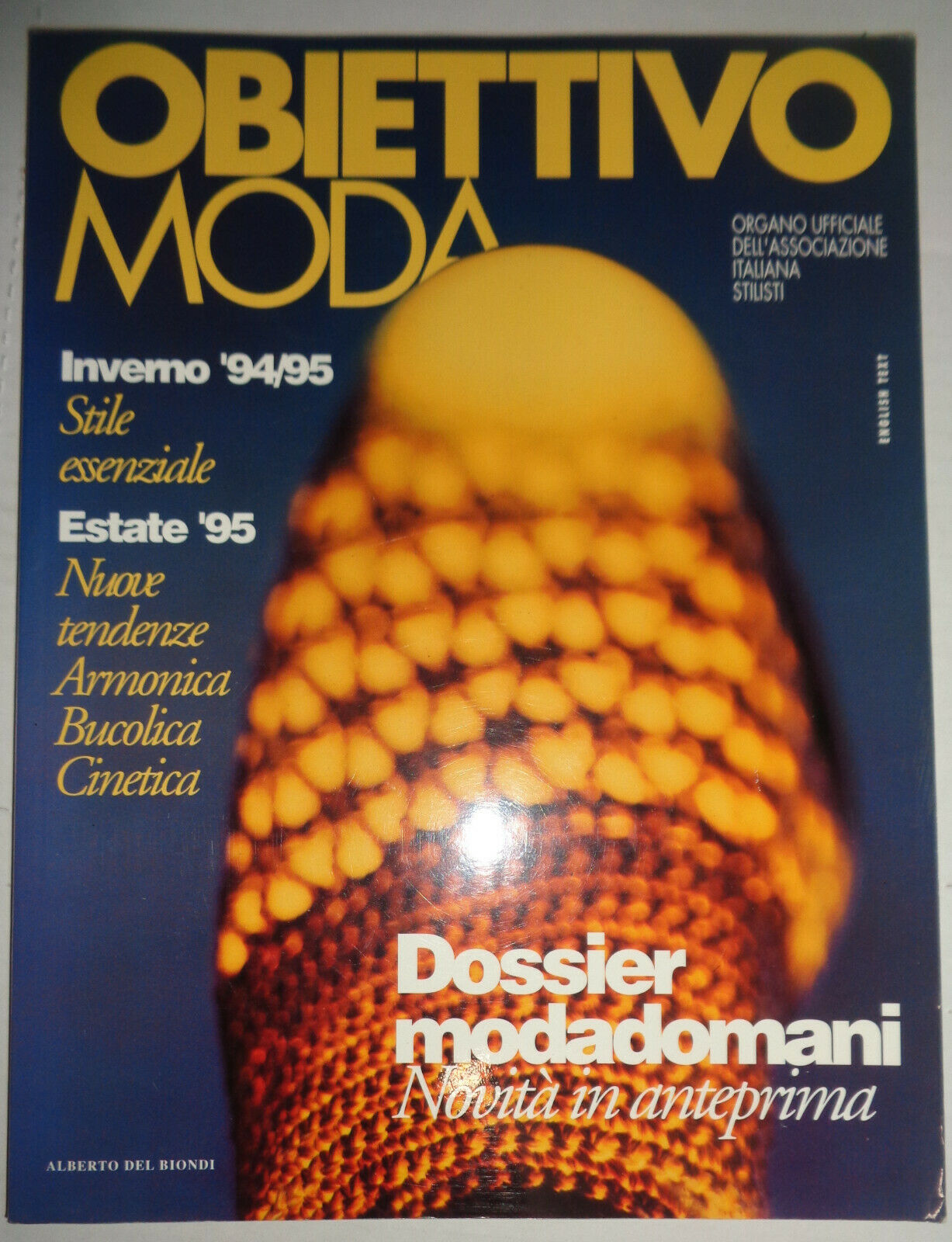 Obiettivo Moda N 33 May-Oct 1994: organo ufficial associazione italiana stilisti