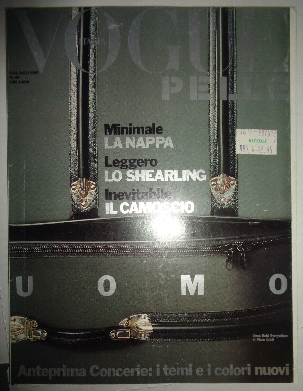 Vogue Italia Pelle, Lugio/Agosto 1989 - N. 49
