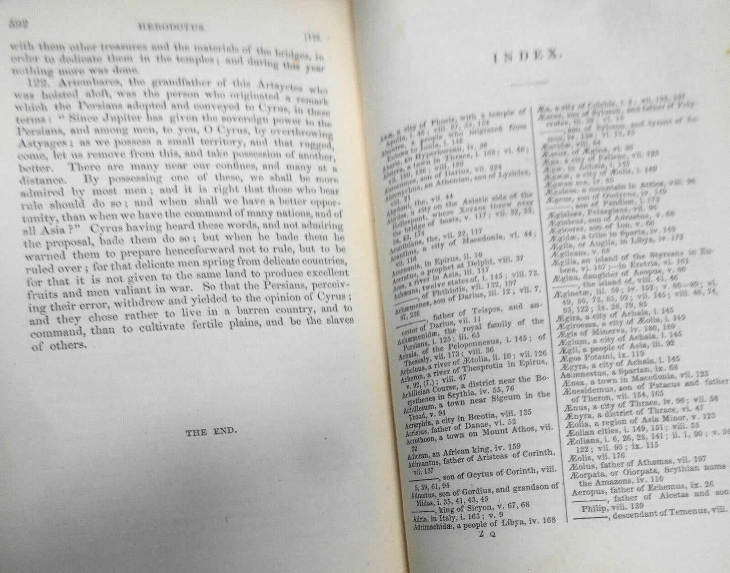 1854 Herodotus : A New and Literal Version from the Text of Baehr