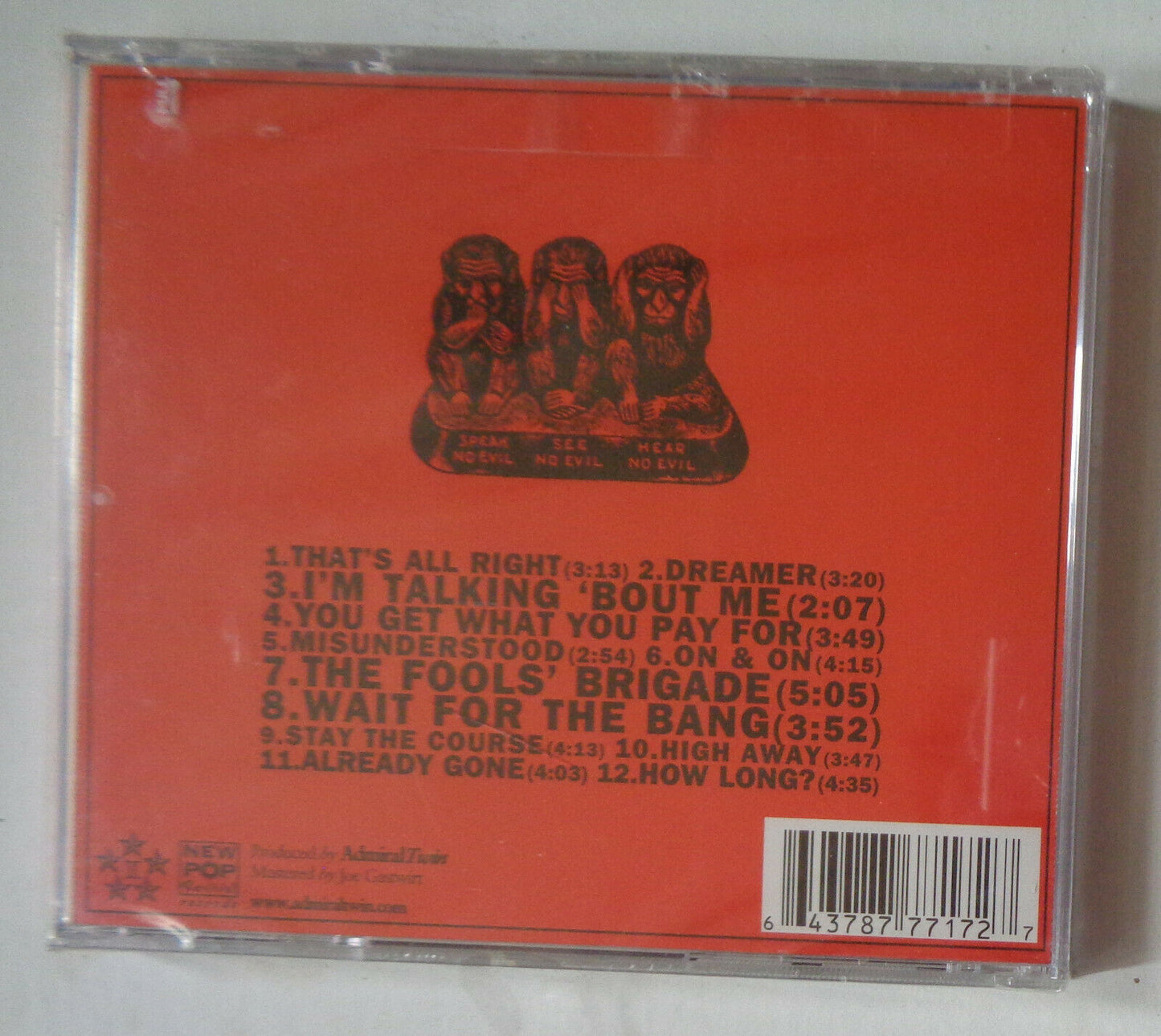 Admiral Twin - Creatures Of Bread & Wine CD - BRAND NEW, SEALED