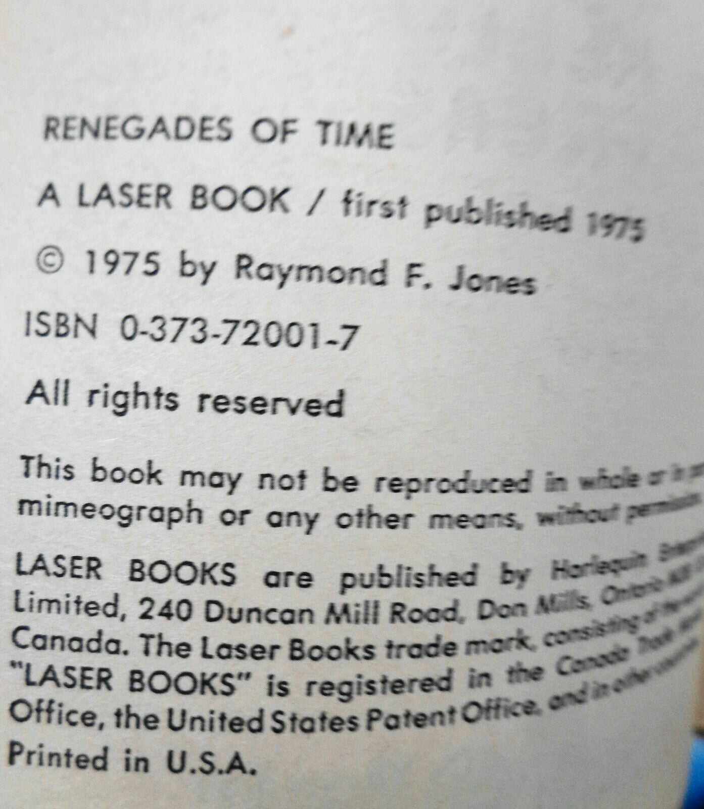 4 Laser Books Science Fiction novels: #s 1, 32, 52 & 54. All First Printings