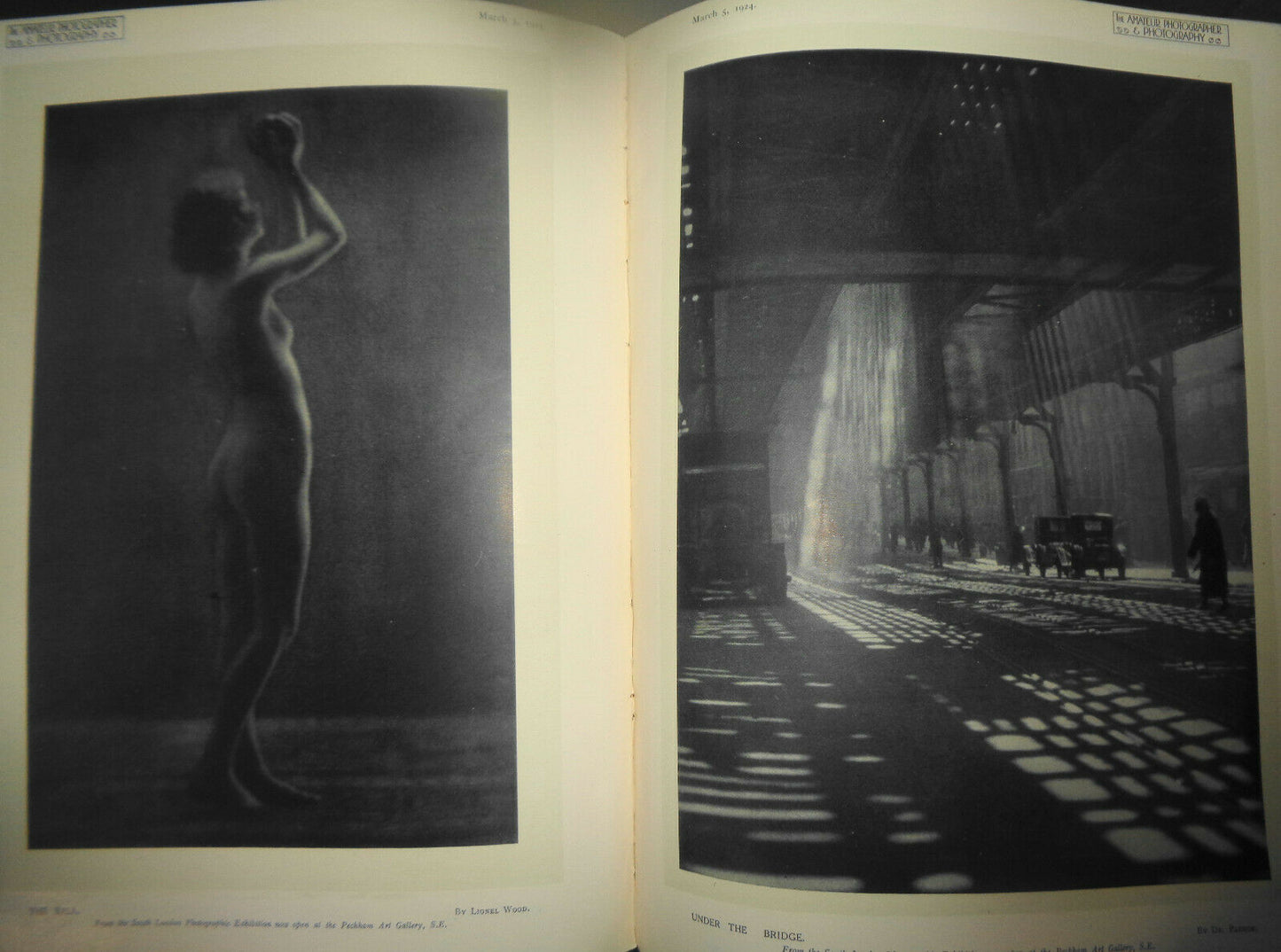AMATEUR PHOTOGRAPHER & PHOTOGRAPHY, 1923 - 1924. All photos bound volume.