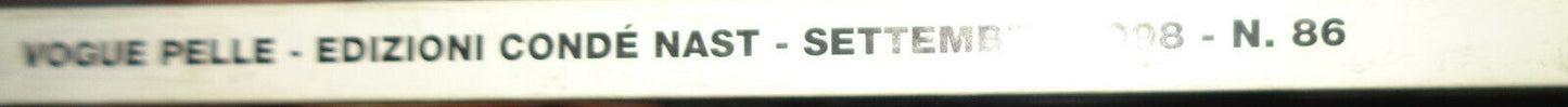 Vogue Pelle, Settembre 1998 - N. 86