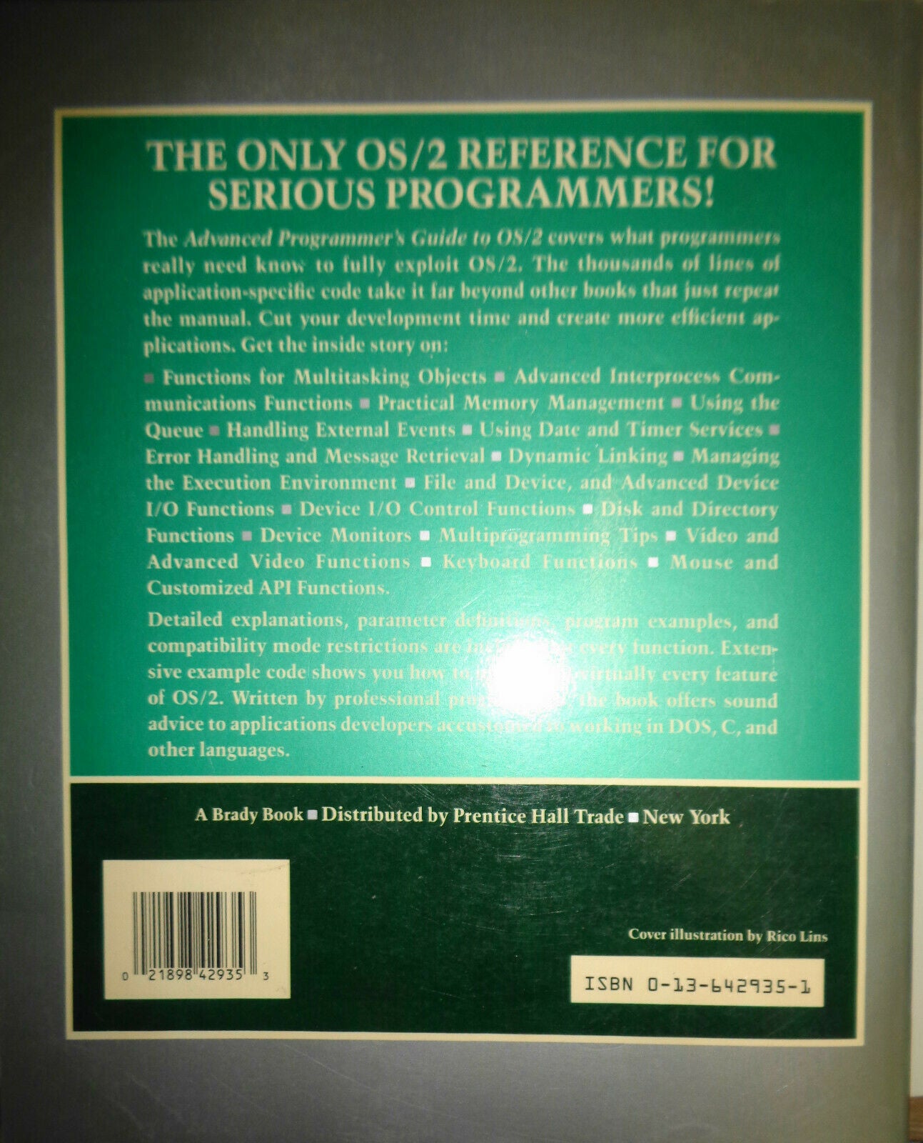 OS/2 programming lot of 7 books
