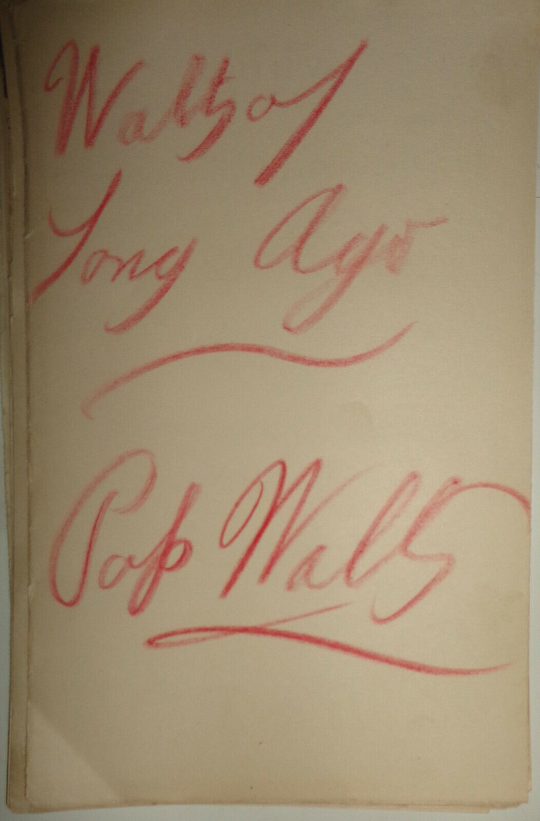 The waltz of long ago, by Irving Berlin ; arr. by Mornay Helm 1923 for orchestra